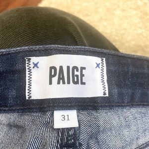 Cropped jeans paige size 31